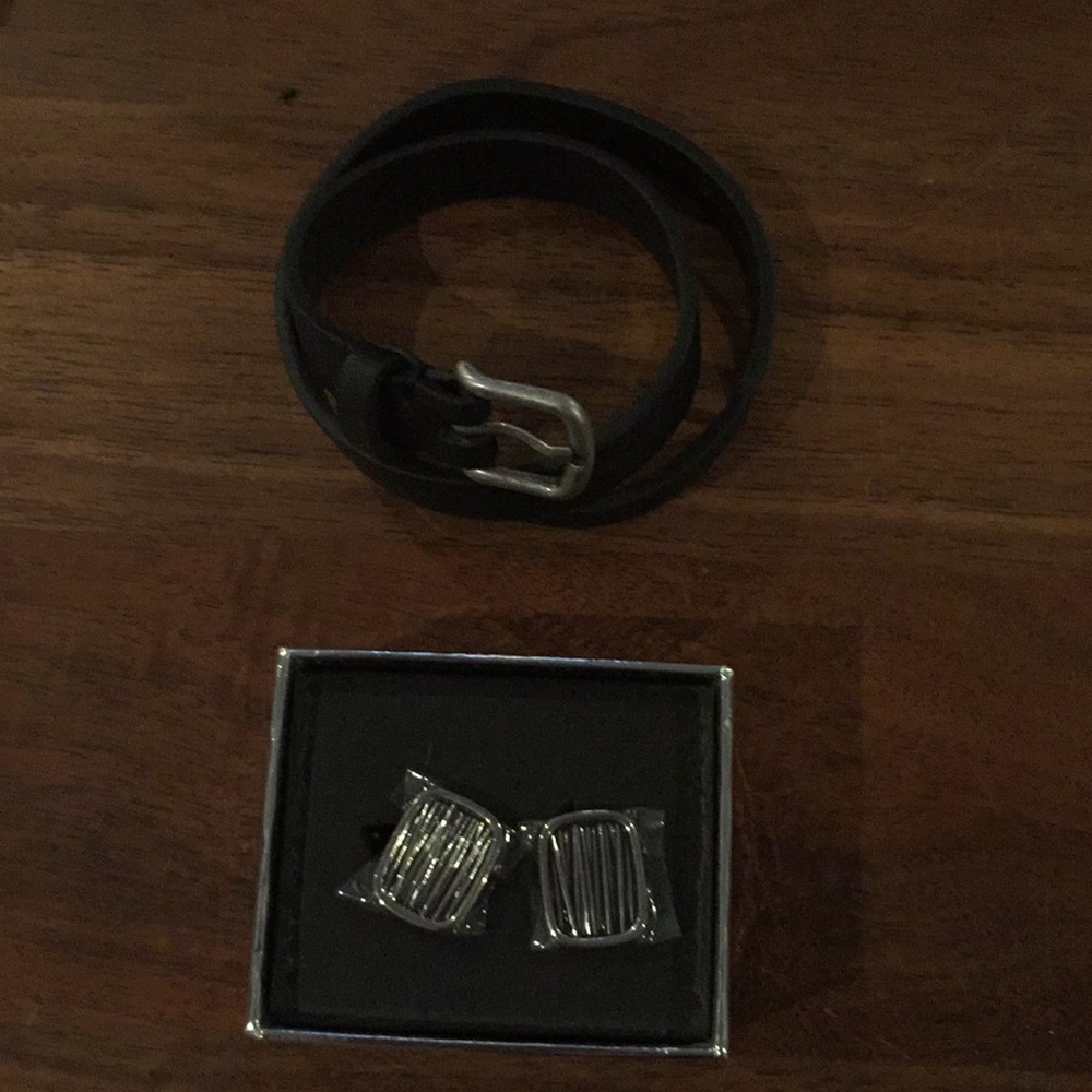 John Varvatos wrist band , and cuff links .